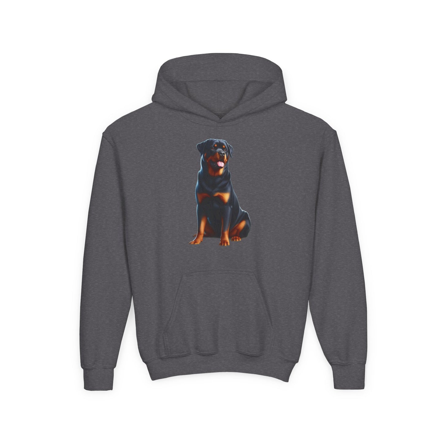 Rottweiler Youth Heavy Blend Hooded Sweatshirt