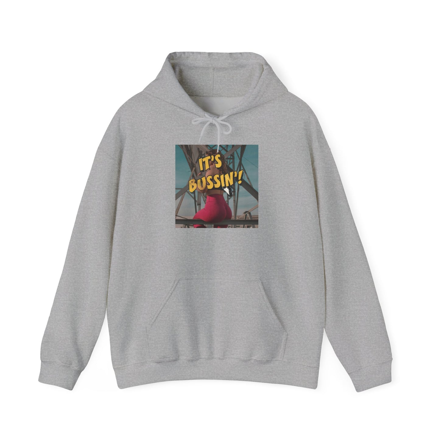 IT'S BUSSIN BOOTY Unisex Heavy Blend™ Hooded Sweatshirt