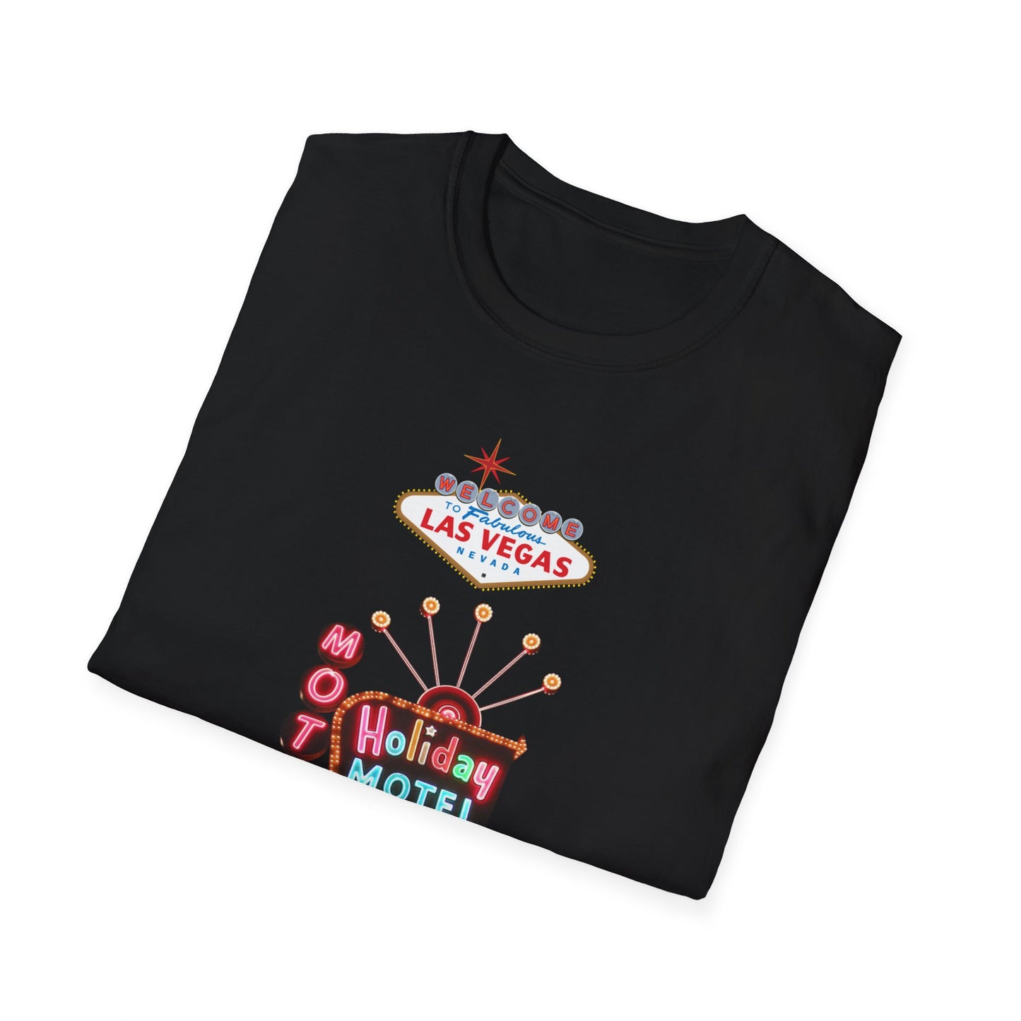 RETRO LAS VEGAS HOLIDAY HOTEL Unisex Softstyle T-Shirt