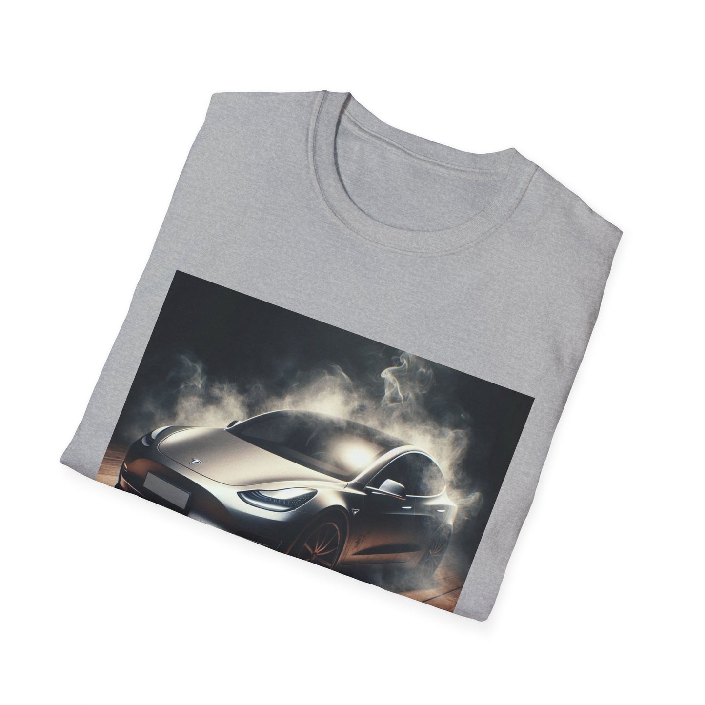 Smoked Out Tesla Model Unisex T-Shirt
