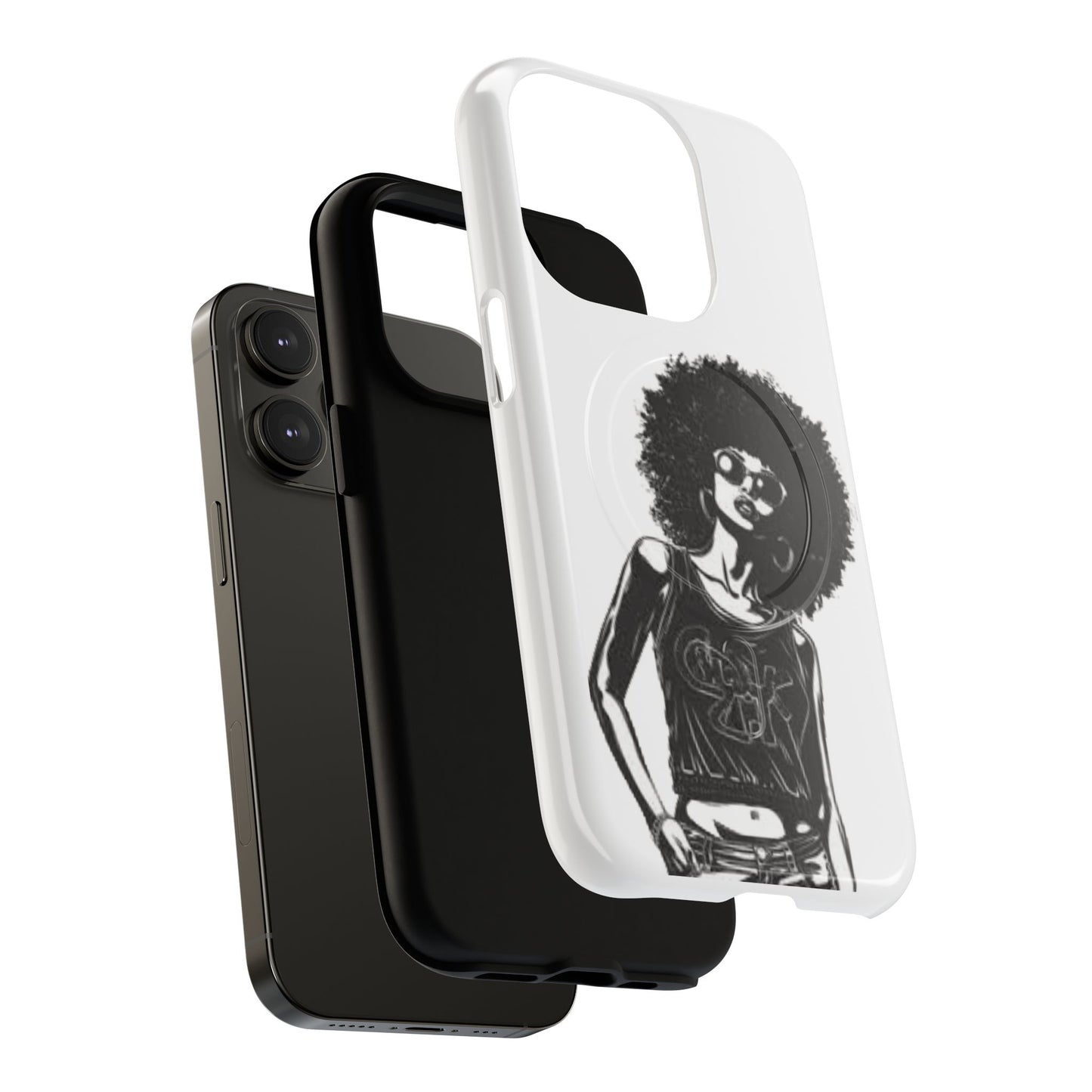 Afro Hip Hop Chic Tough Magnetic Cases