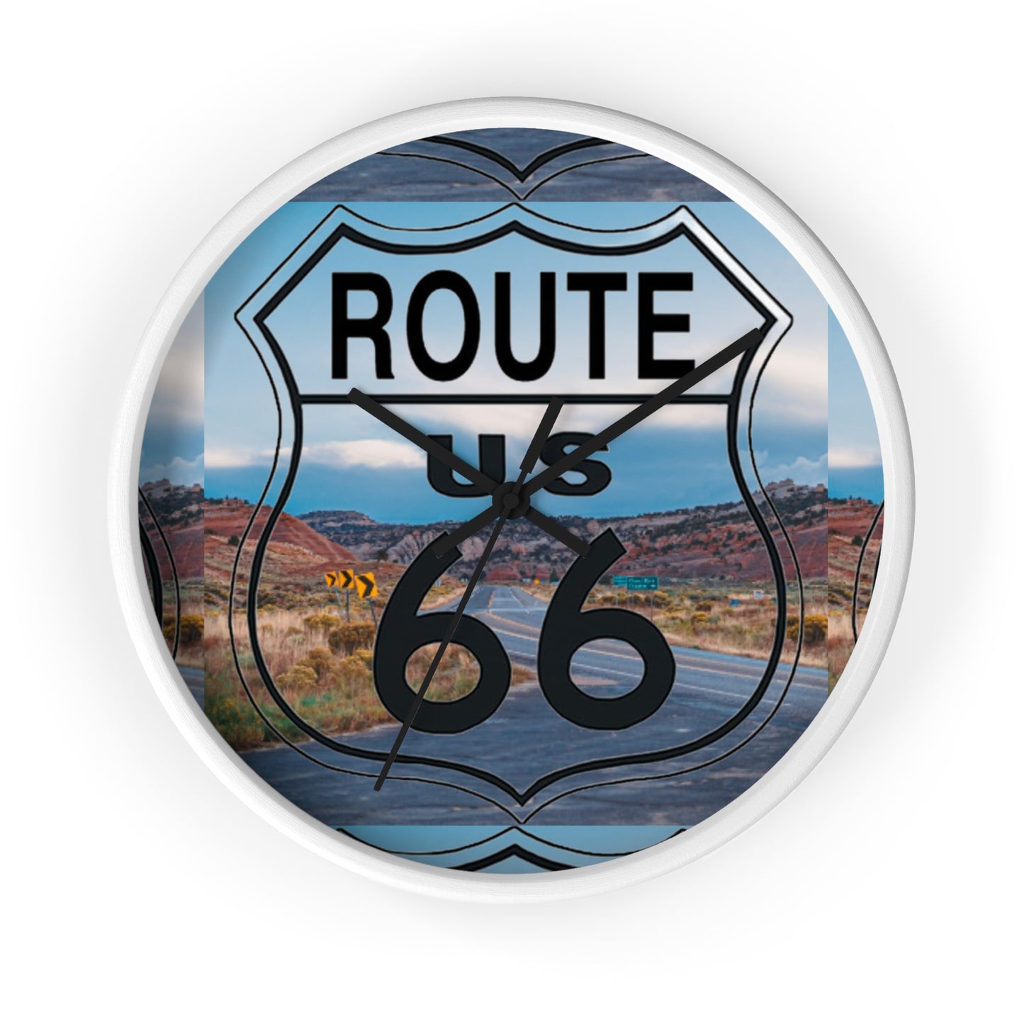 US ROUTE 66 HIGHWAY Wall Clock