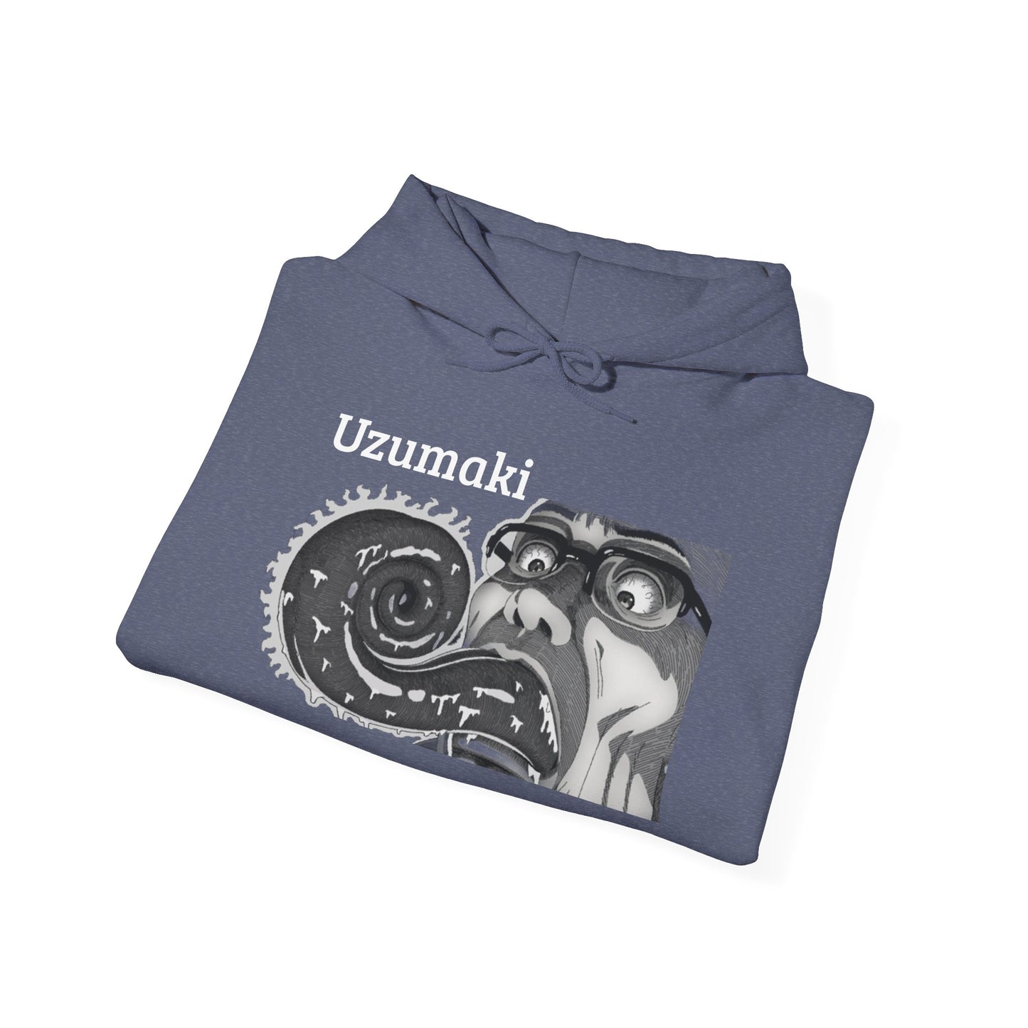 Anime Uzumaki Hoodie - Unisex Heavy Blend™ Hooded Sweatshirt, Naruto Inspired Jumper, Cosplay Sweater, Japanese Manga Pullover, Cool Anime