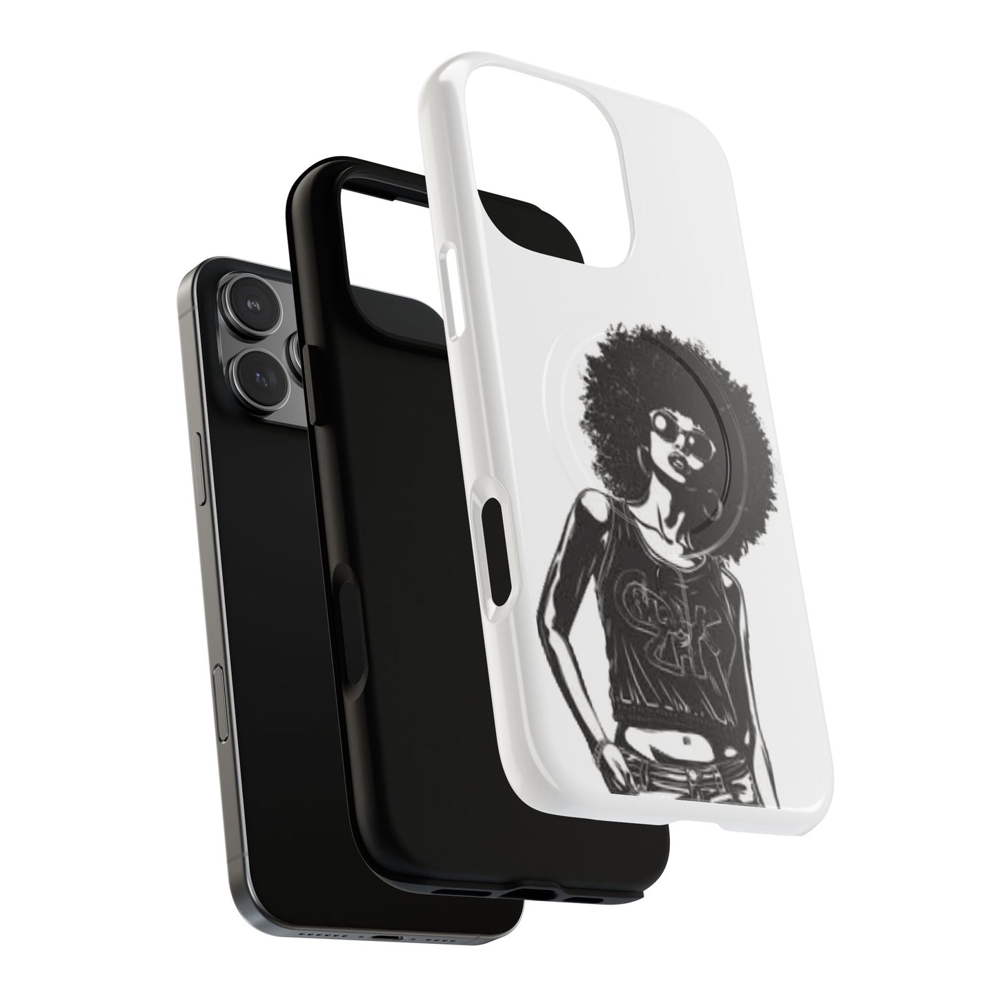 Afro Hip Hop Chic Tough Magnetic Cases