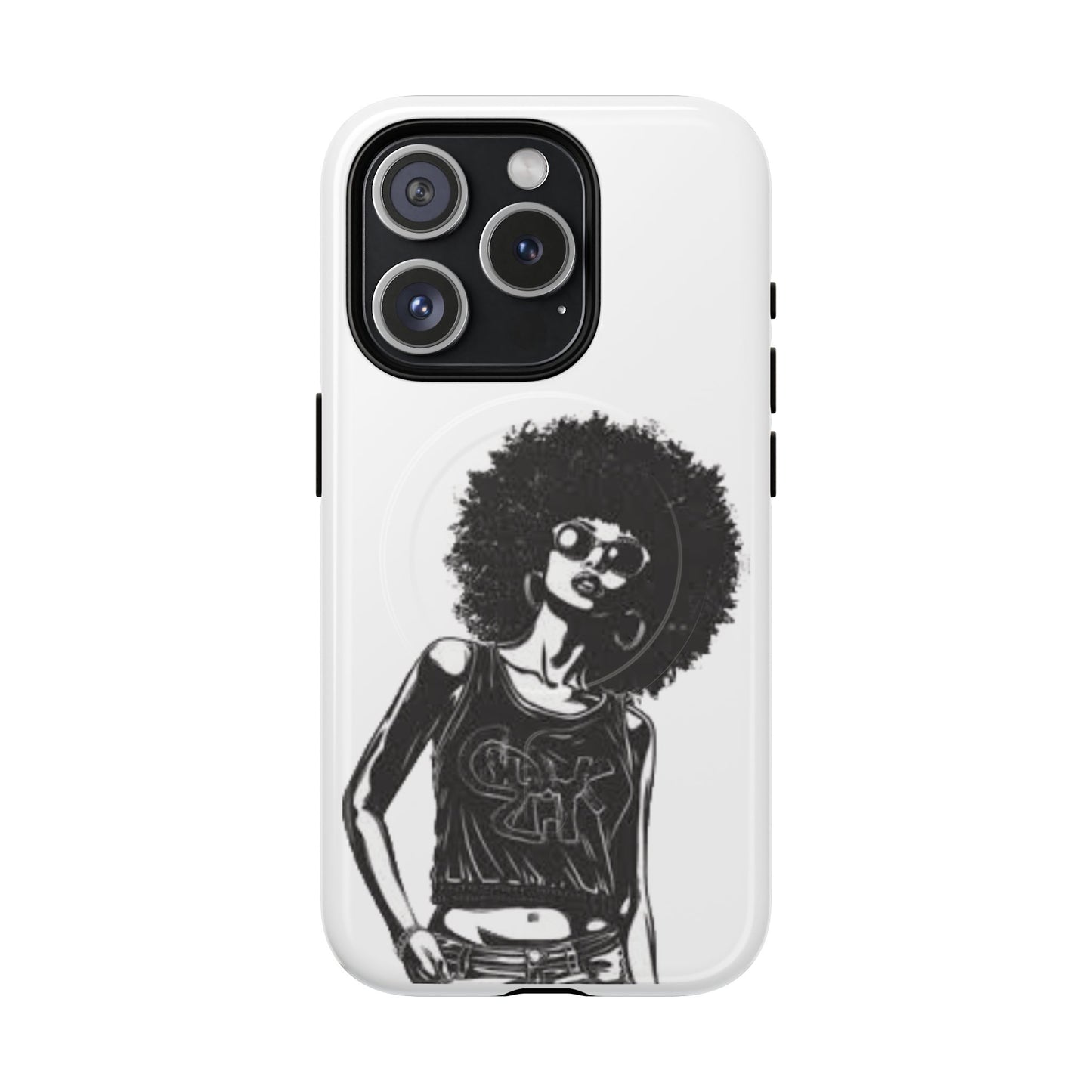 Afro Hip Hop Chic Tough Magnetic Cases