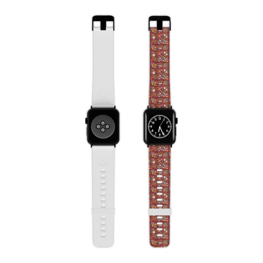 Bohemian Floral Apple Watch Band - Stylish Wrist Accessory for Everyday Use