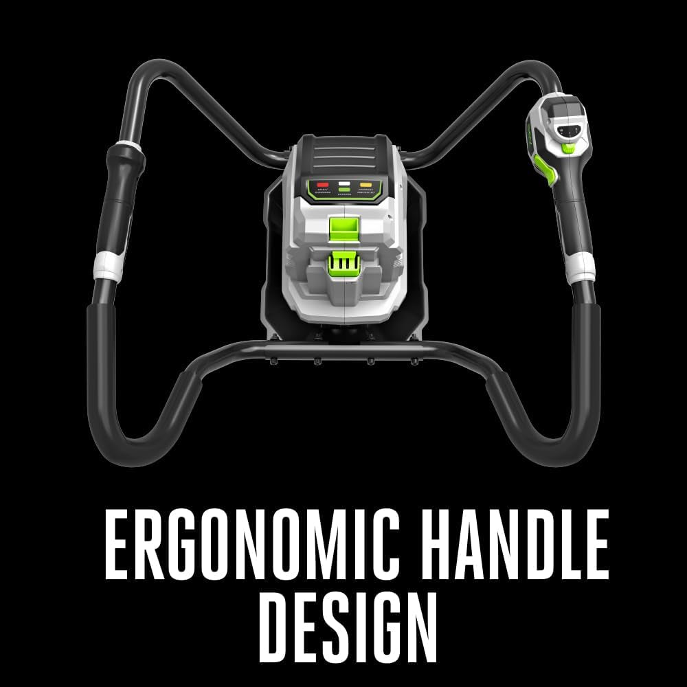 EG0800 8-Inch 56-Volt Lithium-Ion Cordless Earth Auger with Ergonomic Handle Design and Anti-Kickback System, Battery and Charger Not Included