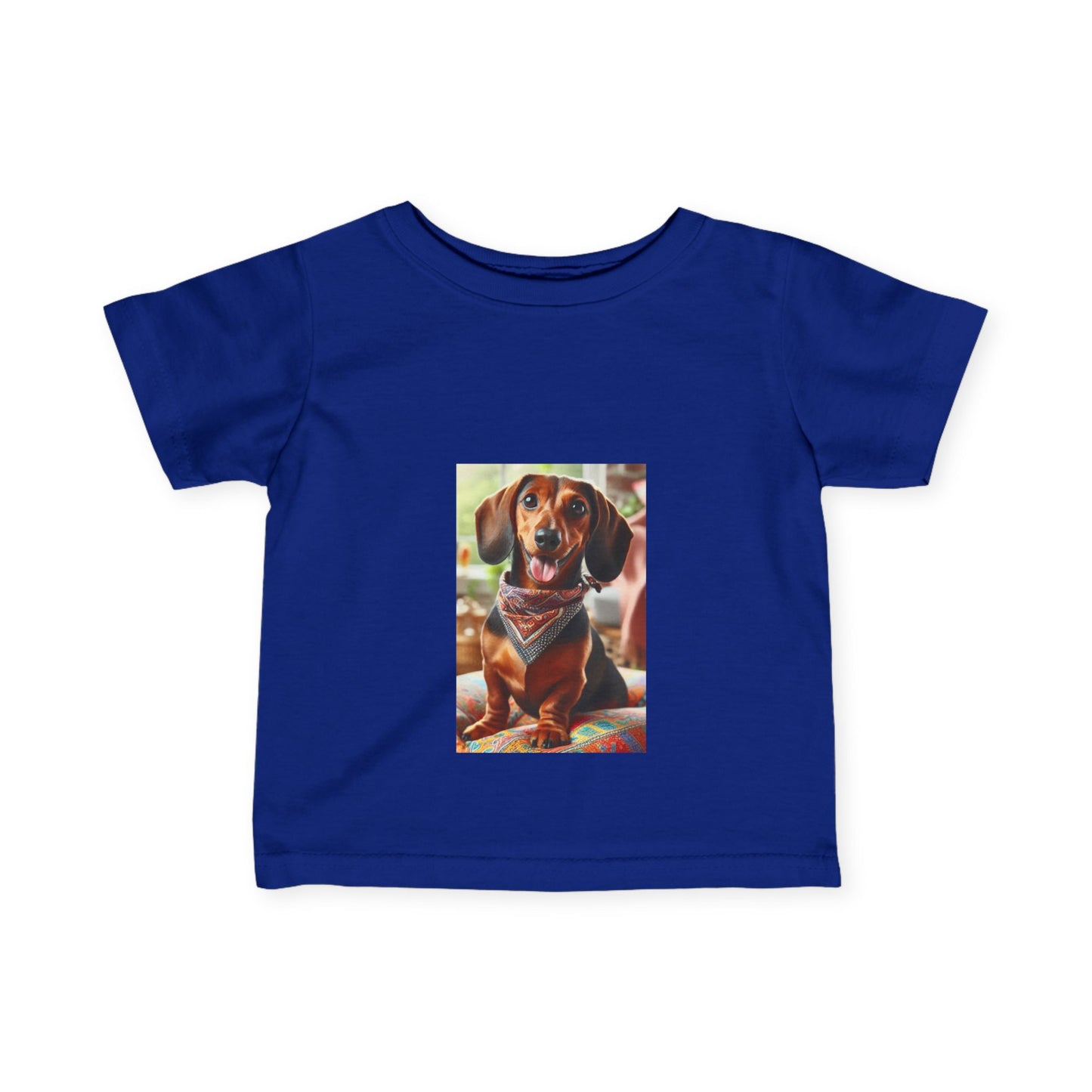 Dachshund design Infant Fine Jersey Tee