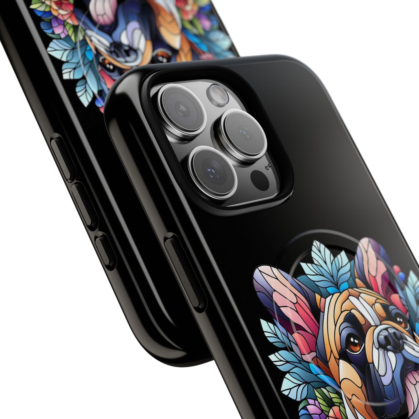 French Bulldog Stained Glass Tough Magnetic Cases