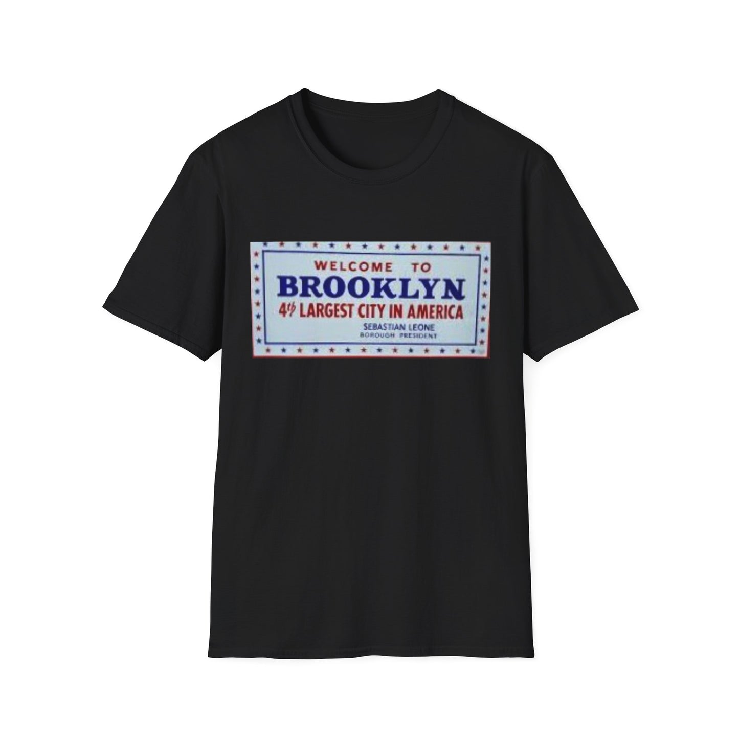 RETRO VINTAGE WELCOME TO BROOKLYNN NY Unisex Softstyle T-Shirt