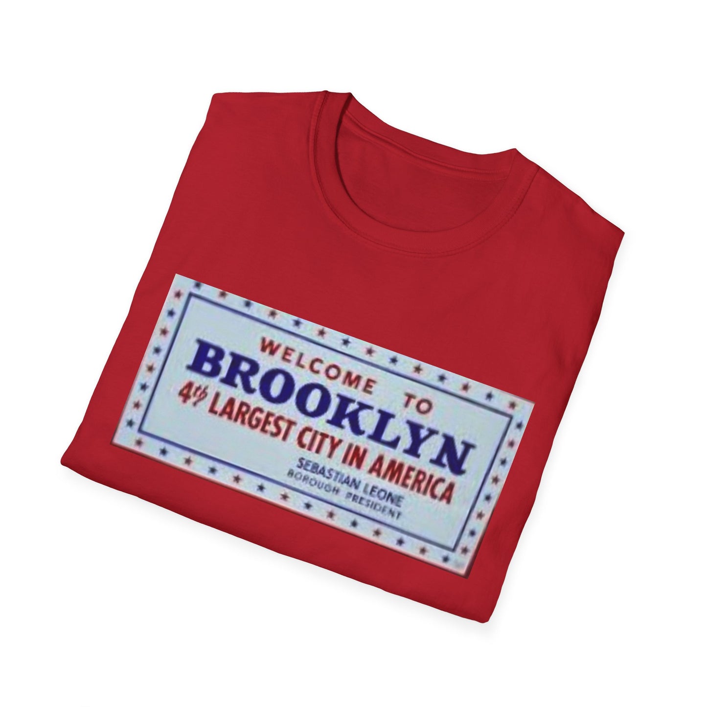RETRO VINTAGE WELCOME TO BROOKLYNN NY Unisex Softstyle T-Shirt