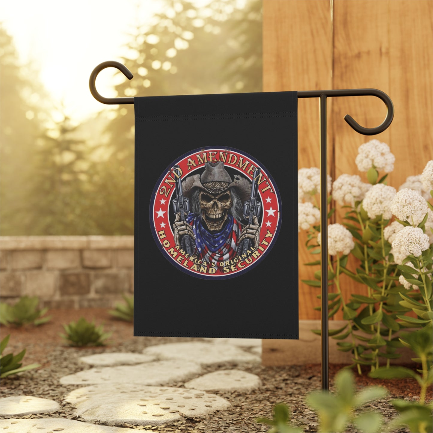 2nd Amendment AMERICA'S ORIGINAL HOMELAND SECURITY Garden & House Banner