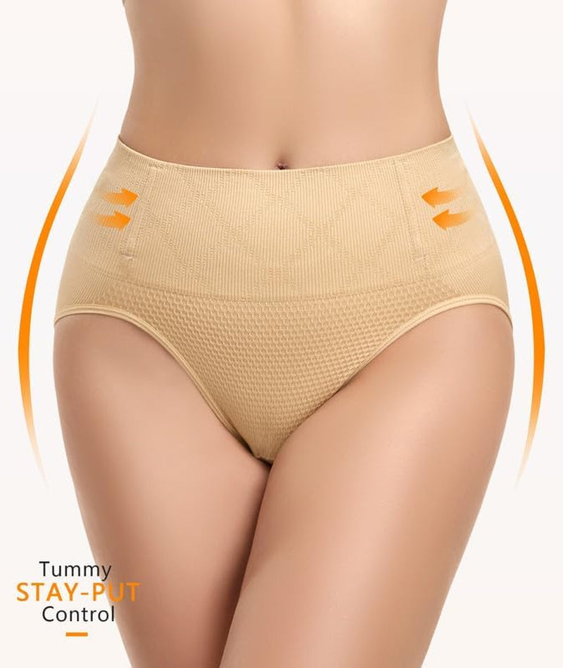 Shapewear Tummy Control Underwear Panties,Mid Waist Trainer Girdle Body Shaper Briefs Butt Lifting Shapewear for Women