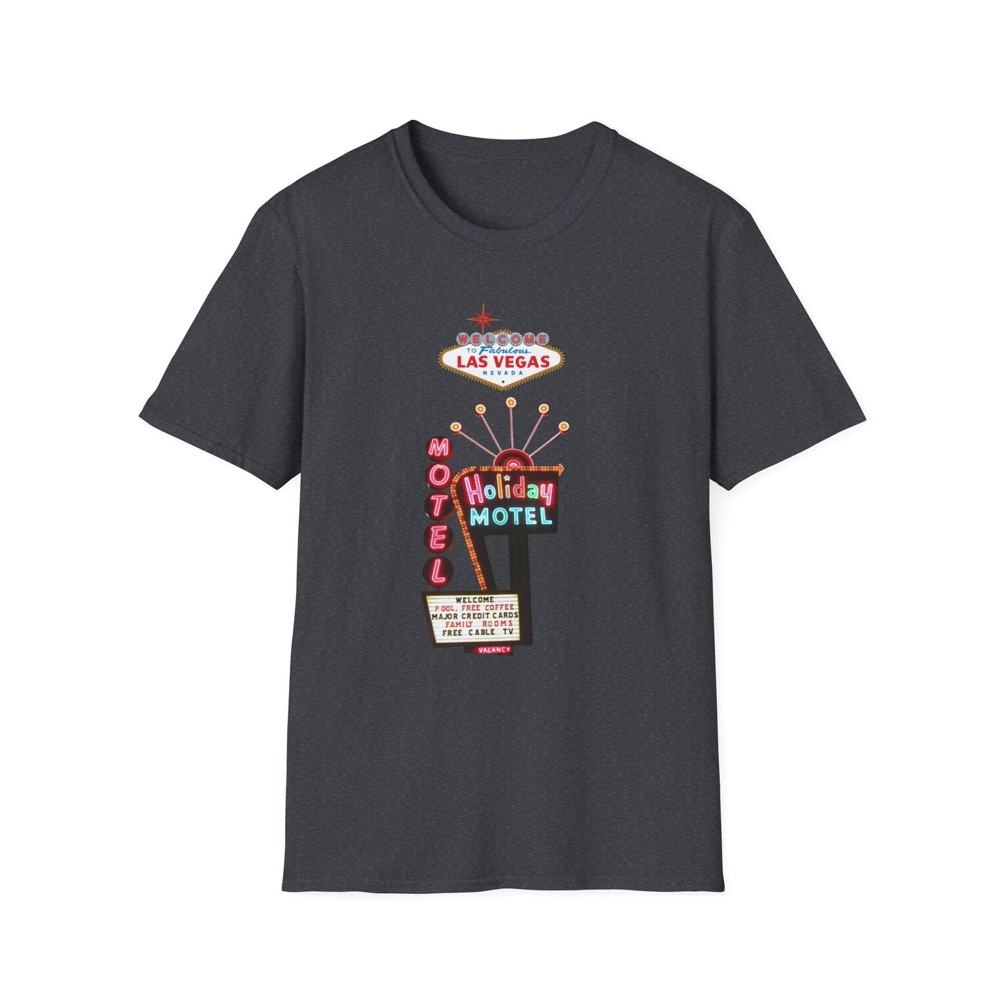 RETRO LAS VEGAS HOLIDAY HOTEL Unisex Softstyle T-Shirt