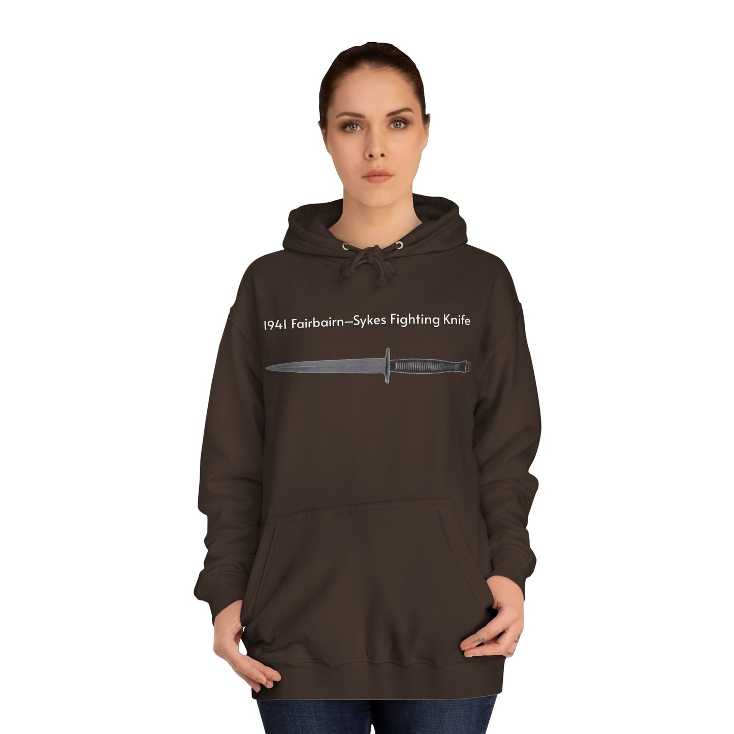 1941 Fairbairn Sykes fighting knife Unisex Hoodie