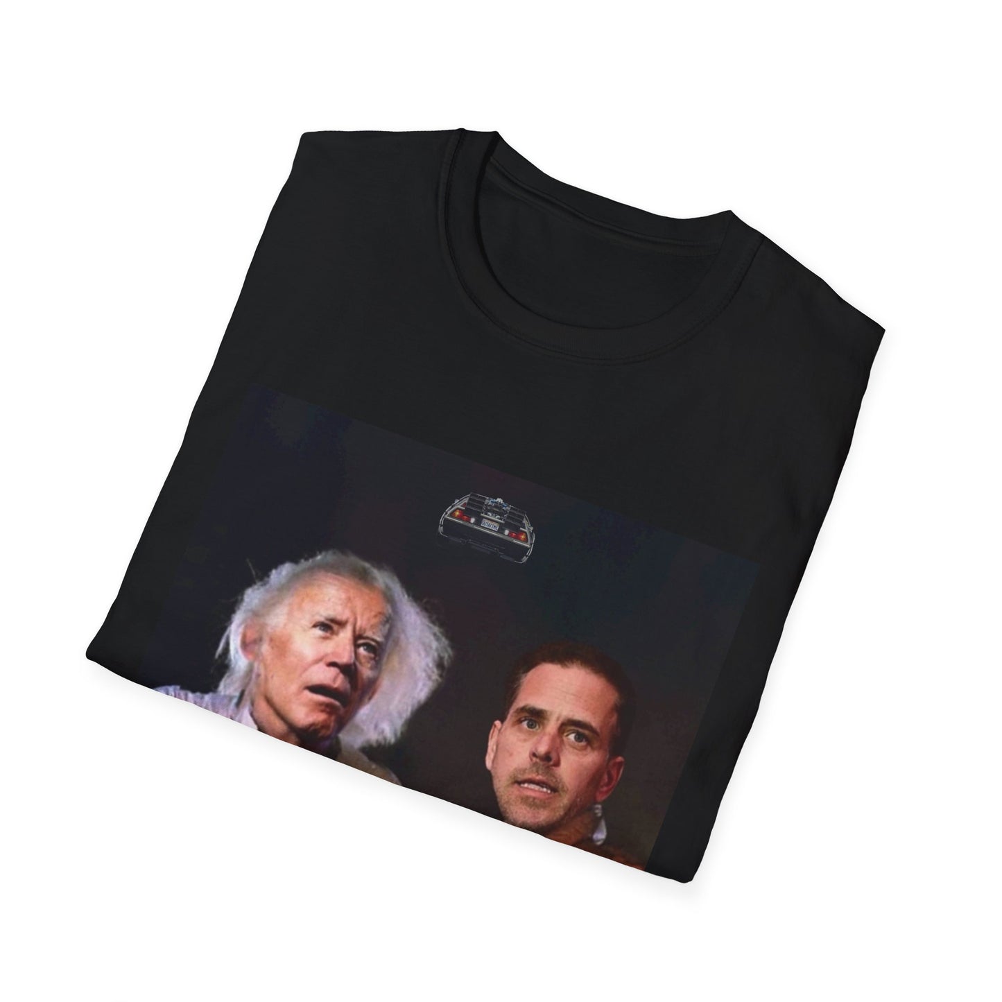 Hunter Biden Convicted Felon Pardon Back to the basement Unisex Softstyle T-Shirt