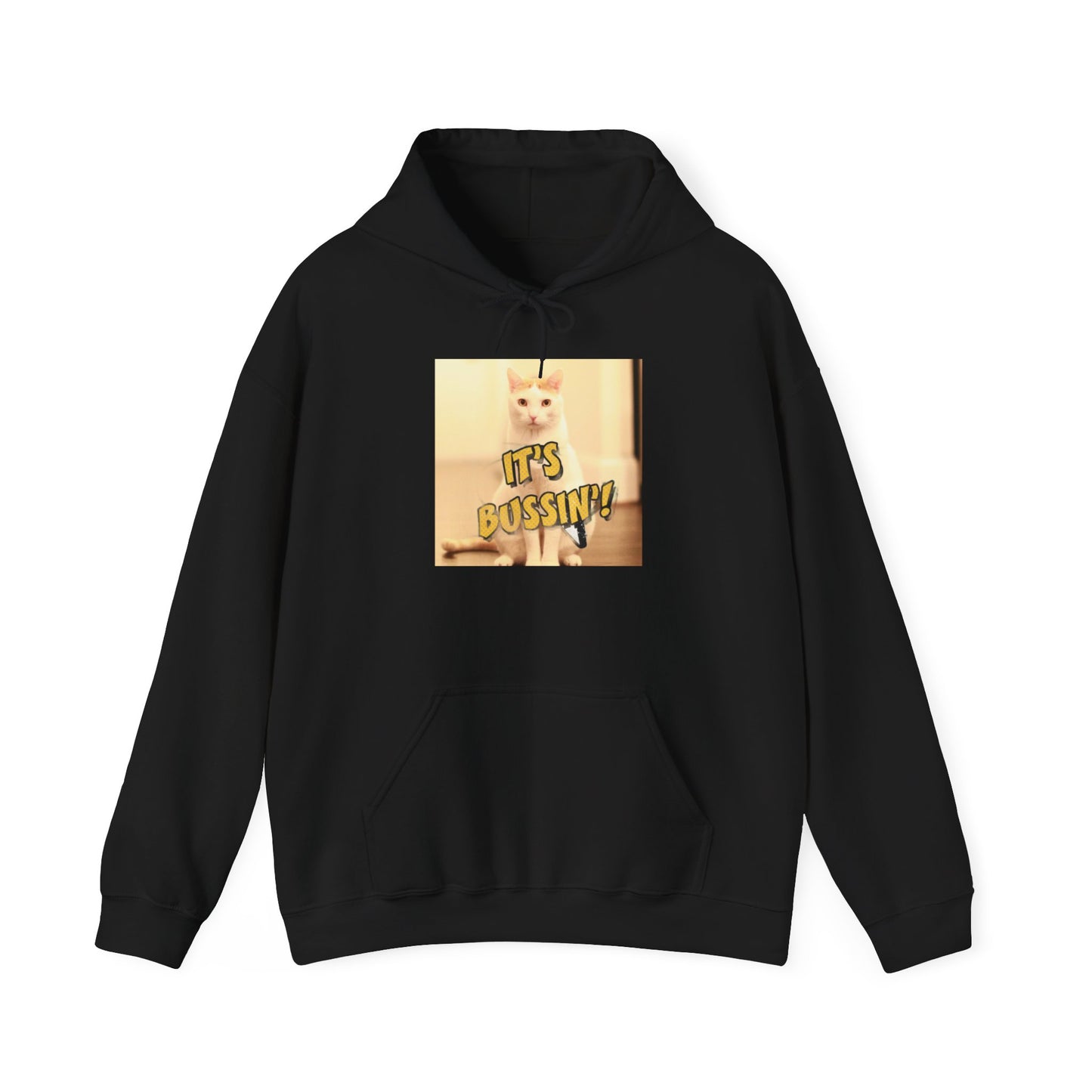 IT 'S BUSSIN CAT Unisex Heavy Blend™ Hooded Sweatshirt