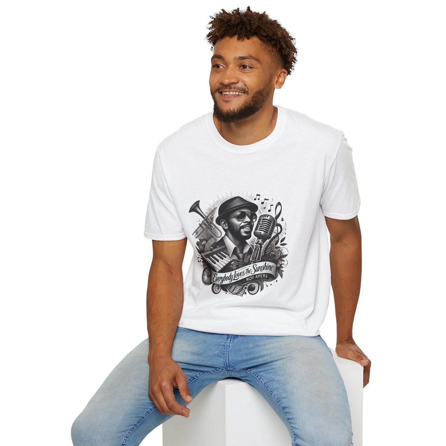 Roy Ayers Everybody Loves Sunshine Music T-Shirt | Unisex Softstyle Tee