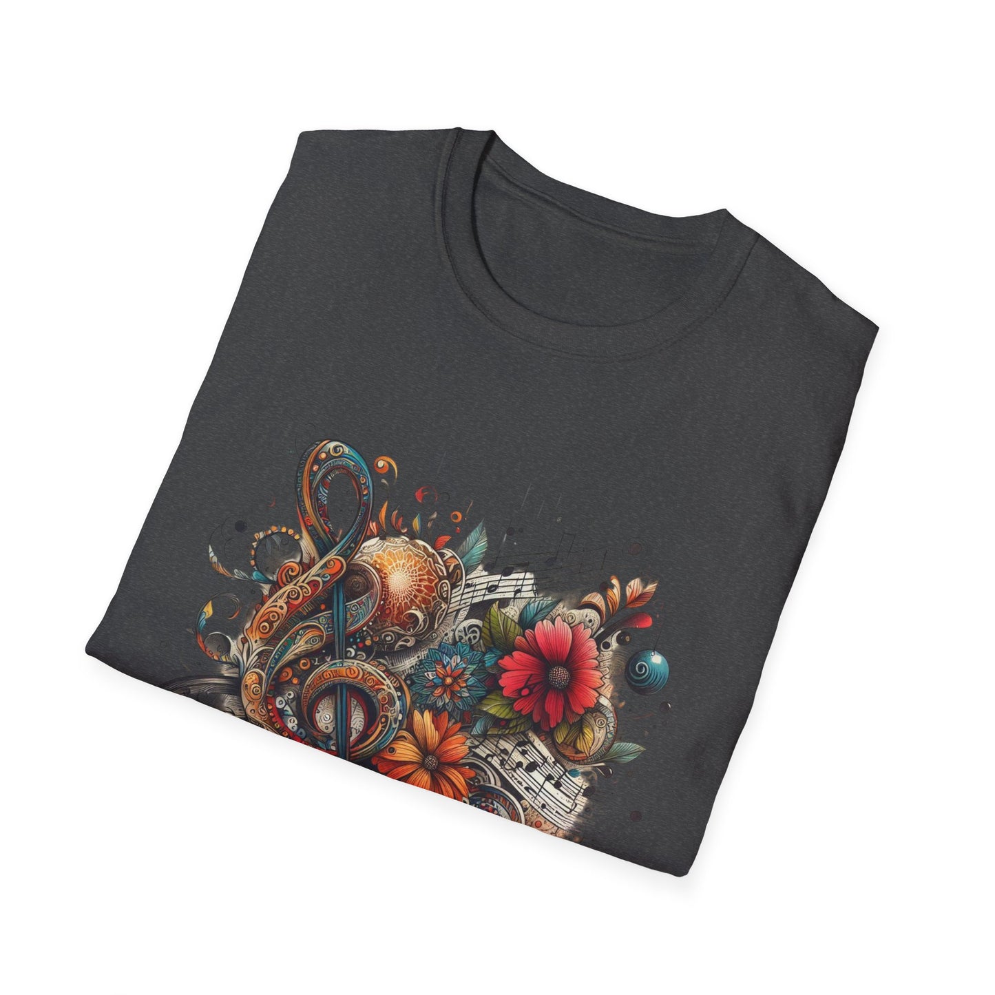 Angie Stone inspired Colorful Artistic Floral Unisex T-Shirt - Graphic Tee for Art Lovers