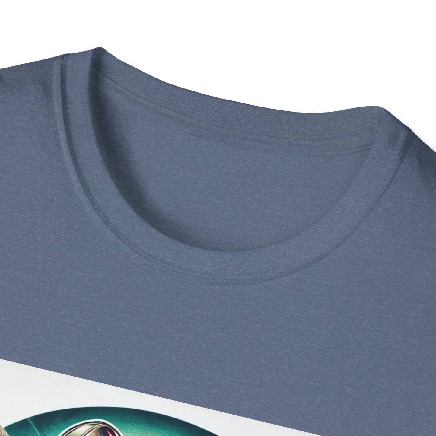 Professional Bull Riders 3D tattoo image featuring Albany City in New York State Unisex Softstyle T-Shirt