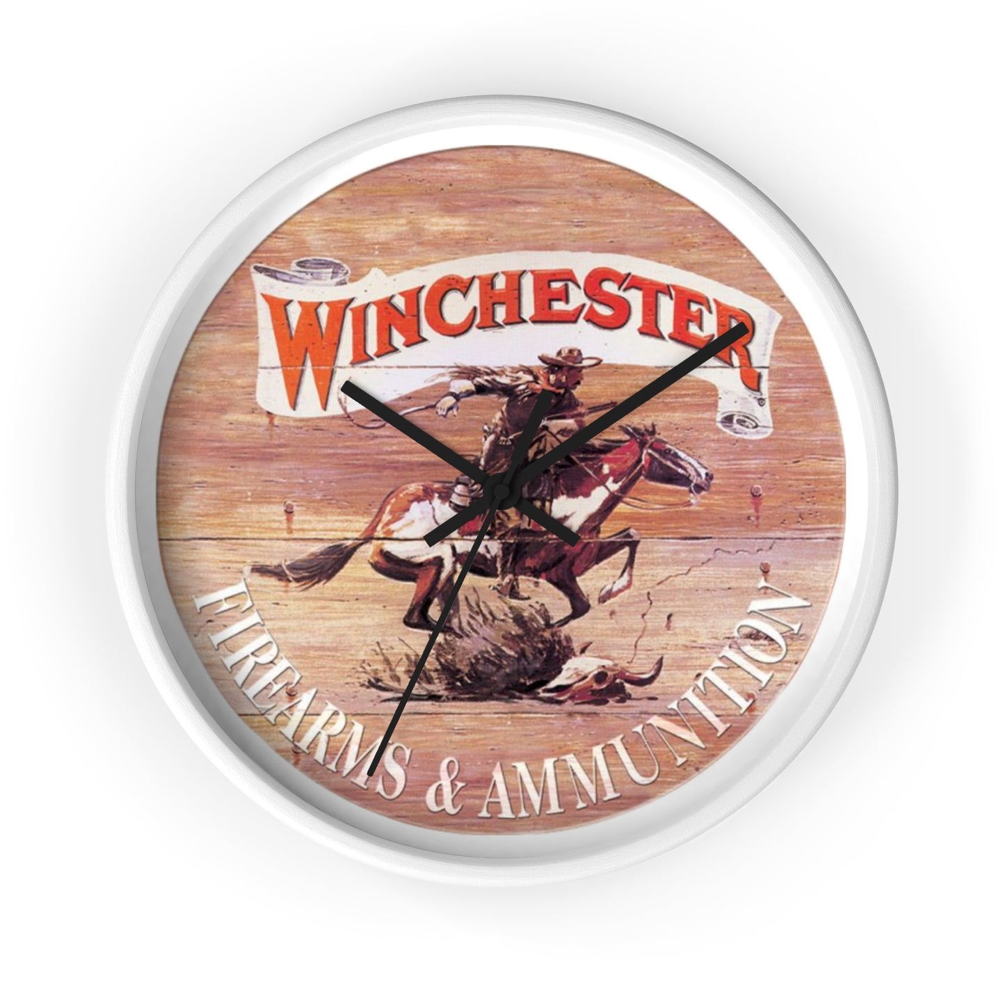 Winchester FIREARMS AND AMMUNITION Wall Clock