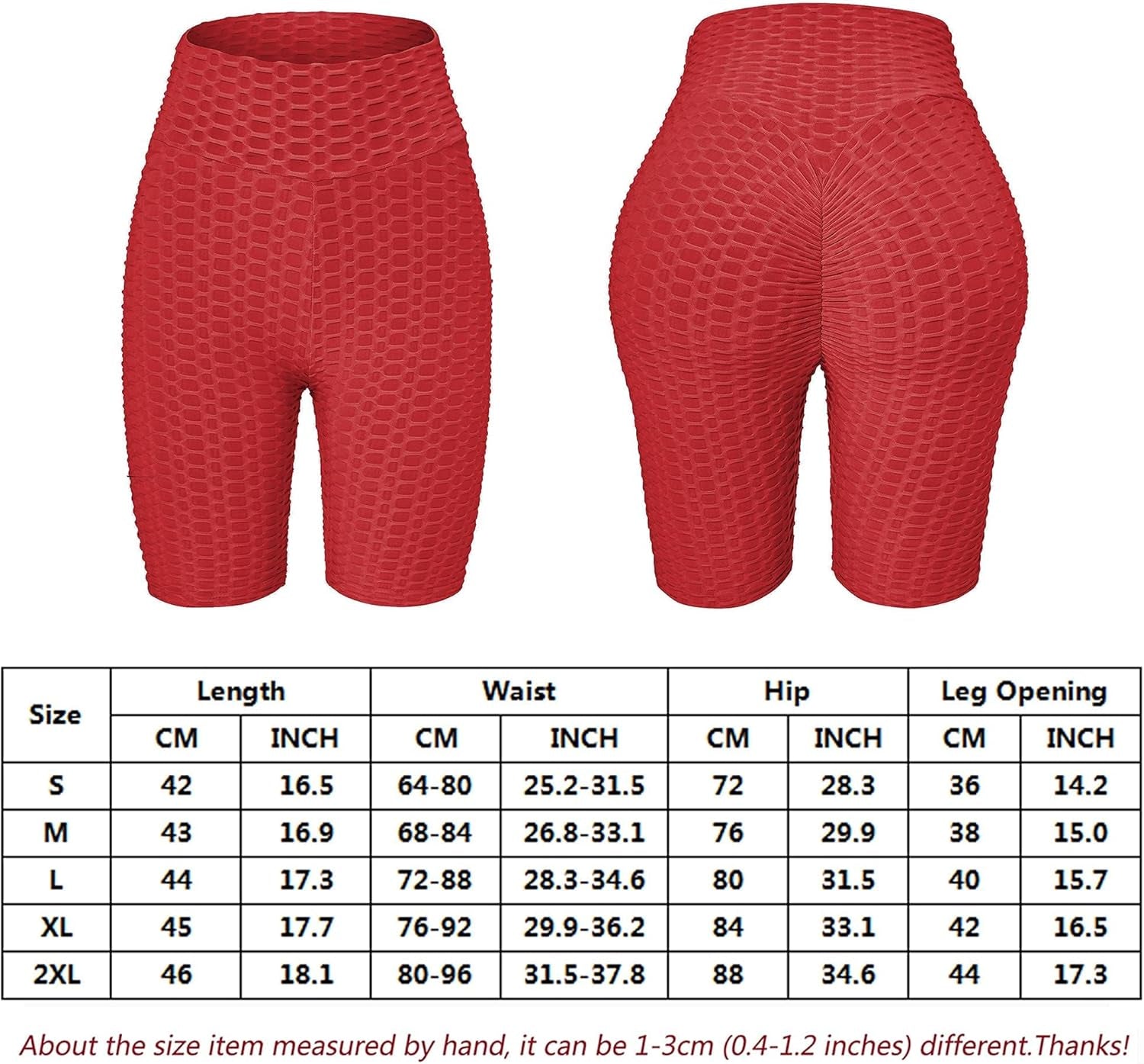 Women TIK TOK Leggings Shorts Butt Lift Scrunch Textured Leggings Workout Running Beach Hot Shorts