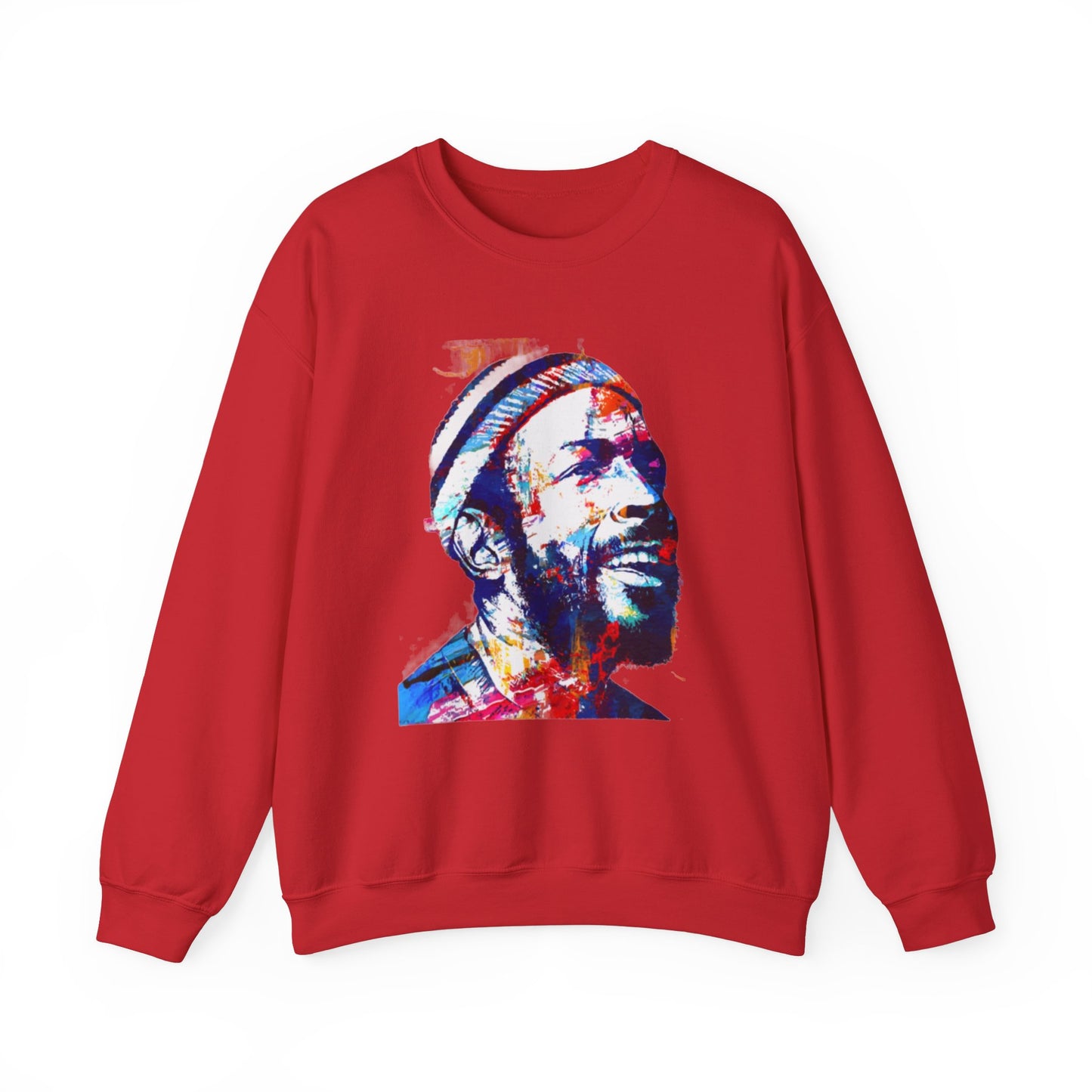 Marvin Gaye Abstract Paintings Unisex Heavy Blend™ Crewneck Sweatshirt