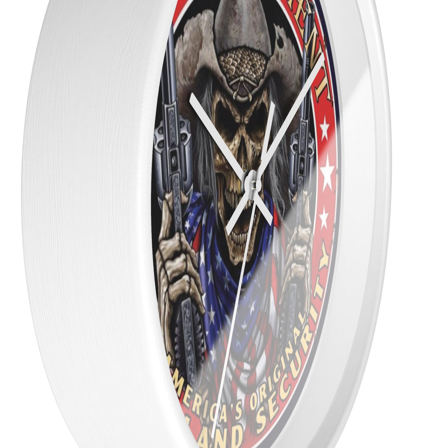 2nd Amendment AMERICA'S ORIGINAL HOMELAND SECURITY Wall Clock