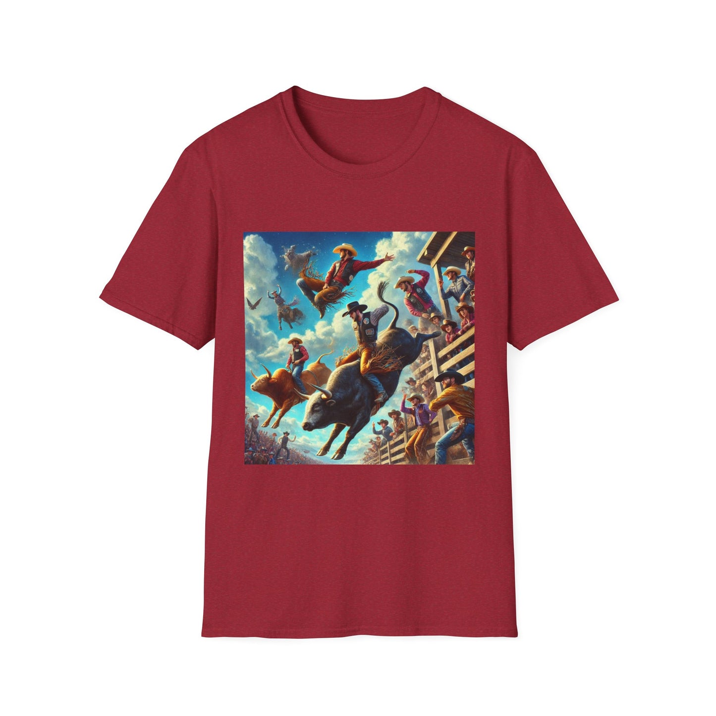 Bull Riders 2 Unisex Softstyle T-Shirt