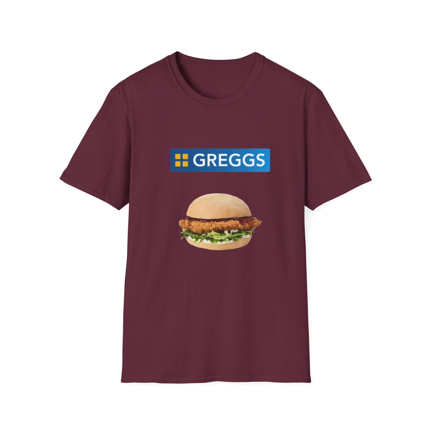 GREGGS Chicken Burger T-Shirt - Unisex Softstyle