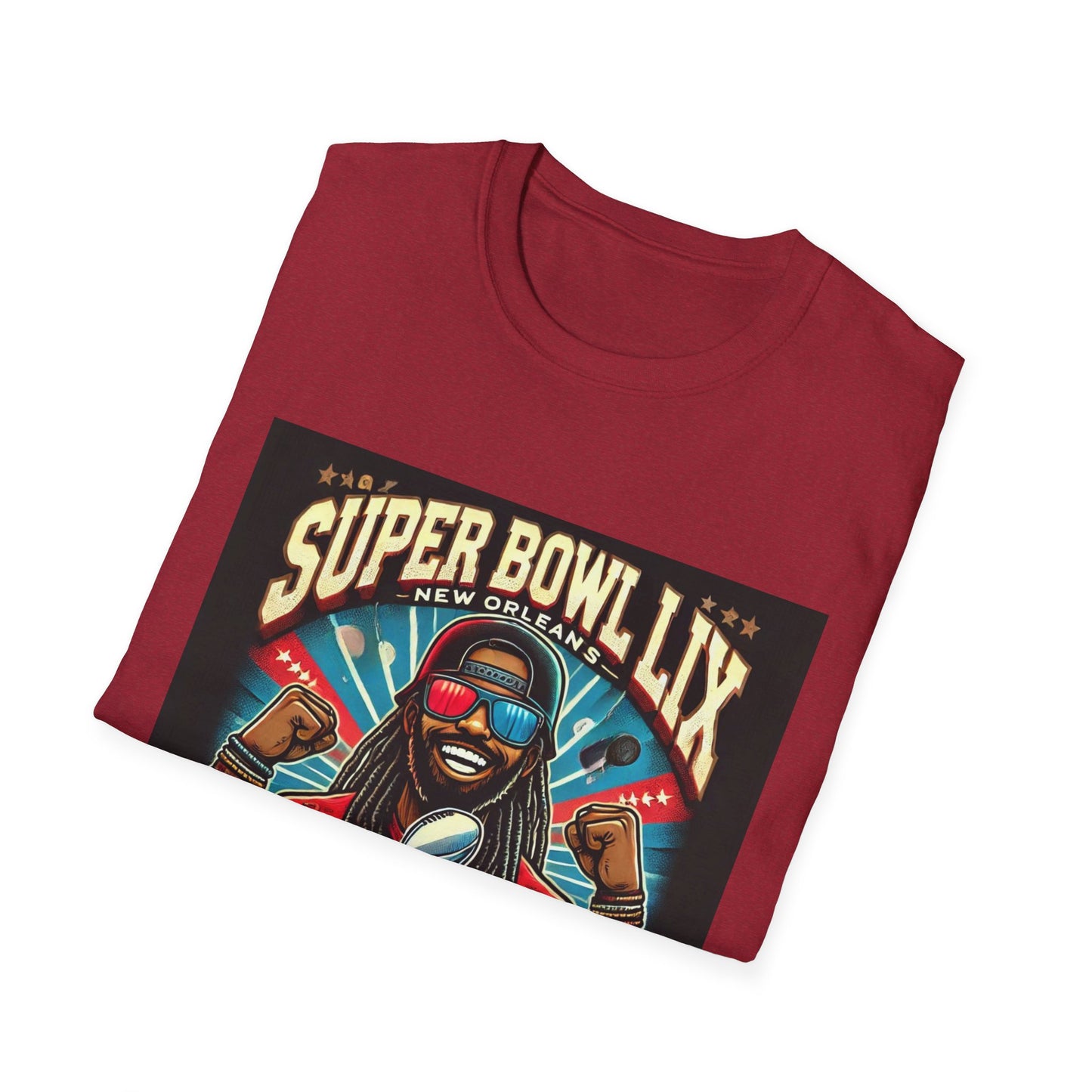 T-Shirt,Hoodie, !!! Super Bowl LIX New Orleans 2025 Unisex Softstyle T-Shirt