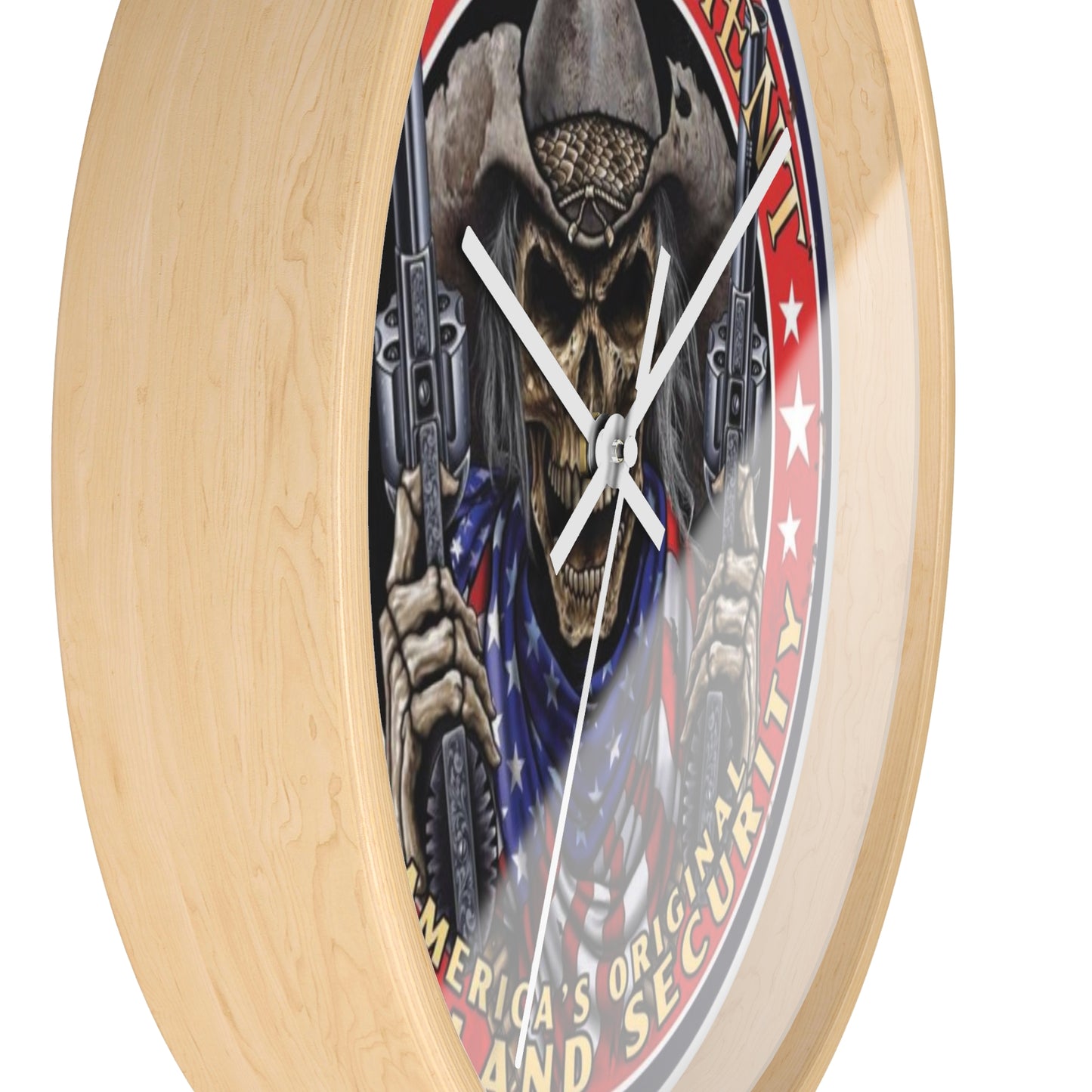 2nd Amendment AMERICA'S ORIGINAL HOMELAND SECURITY Wall Clock