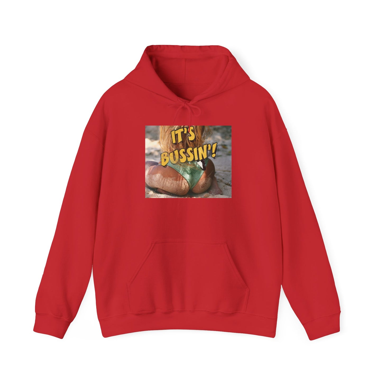 IT'S BUSSIN BEACH BOOTY Unisex Heavy Blend™ Hooded Sweatshirt