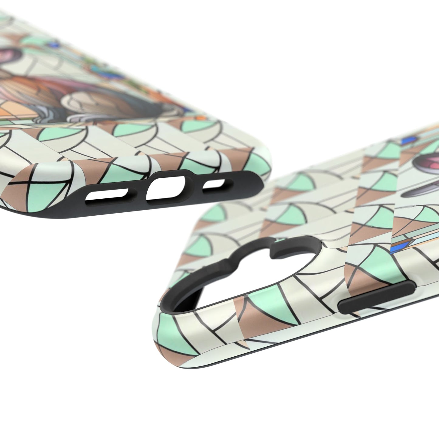 Flemish Giant Rabbit Animal Stained Glass Design Magnetic Tough Cases