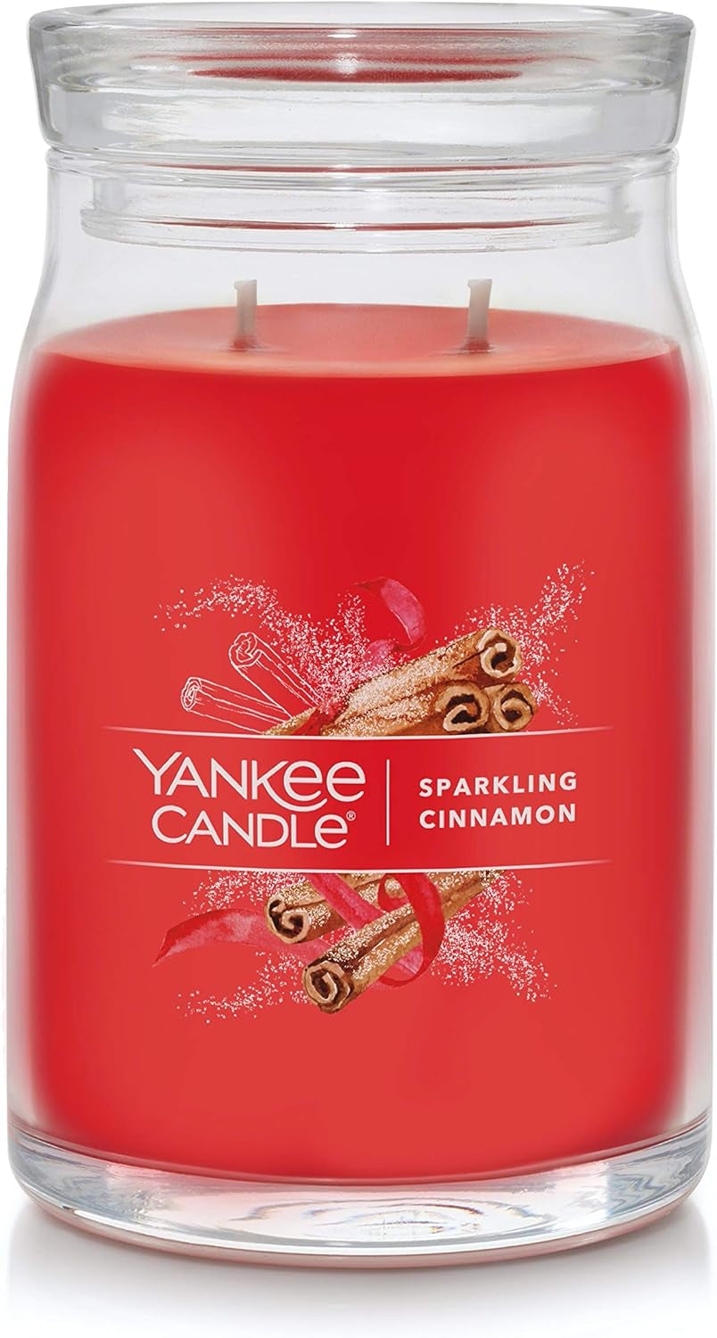 Vanilla Cupcake Scented Classic 22Oz Large Jar Single Wick Candle, over 110 Hours of Burn Time, Ideal for Creating Relaxing Ambience & Holiday Gifting