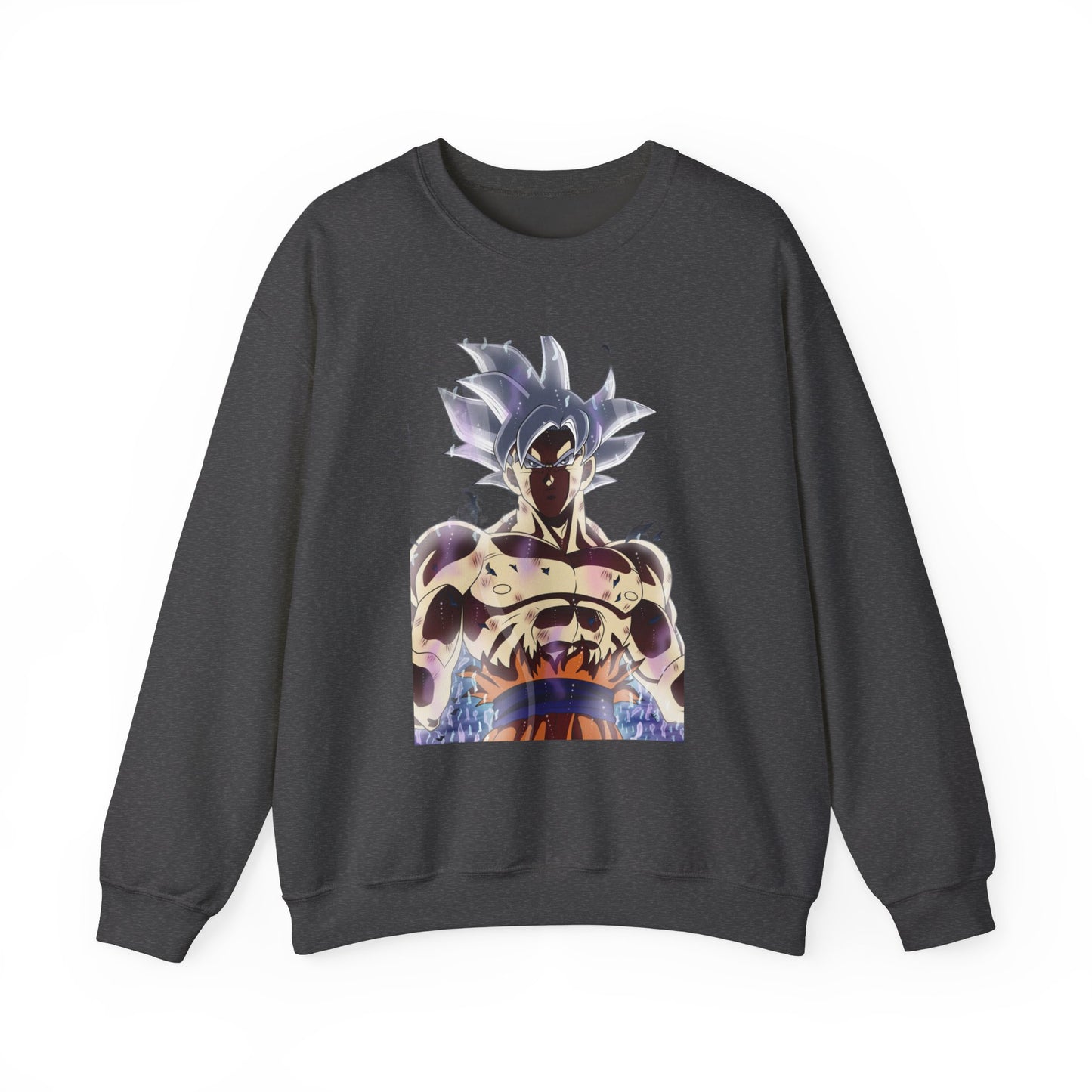Dragon Ball Super Goku Crewneck Sweatshirt - Ultra Power White Hair Design