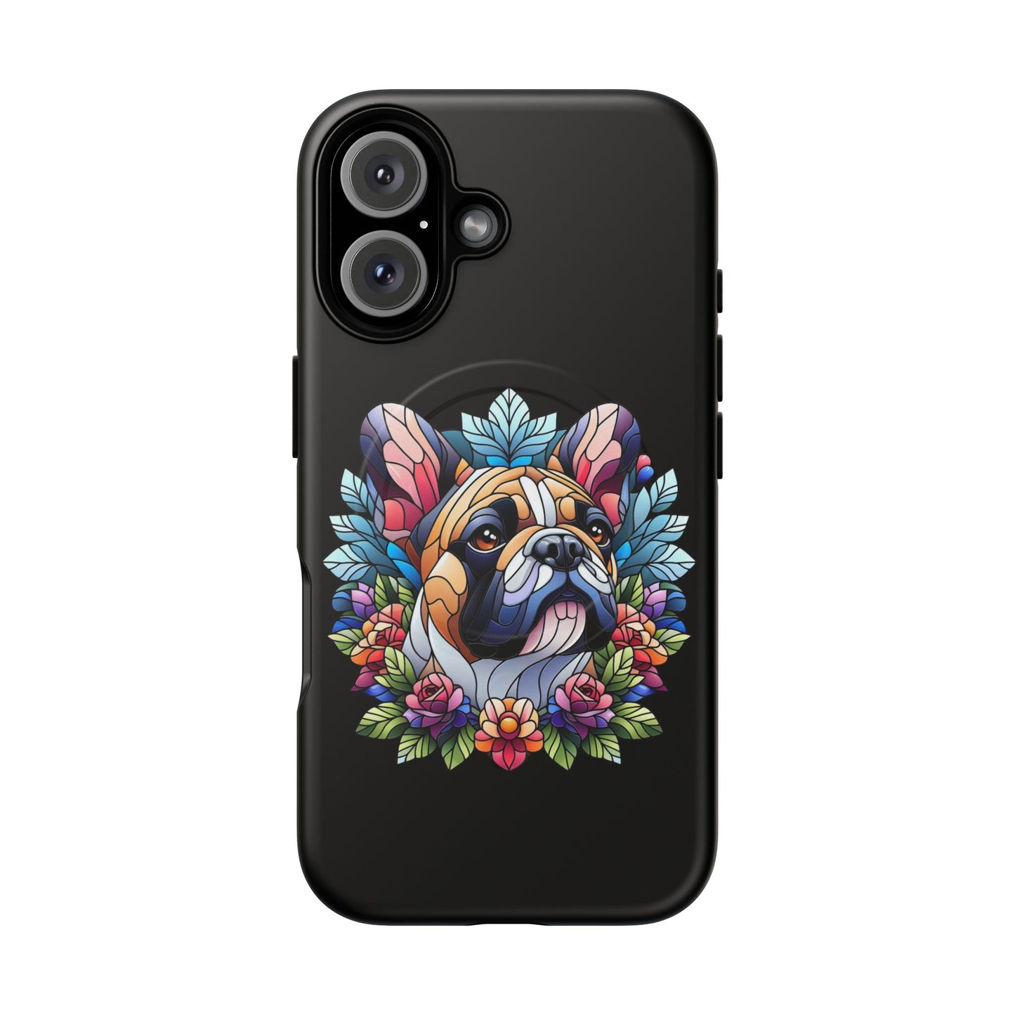 French Bulldog Stained Glass Tough Magnetic Cases