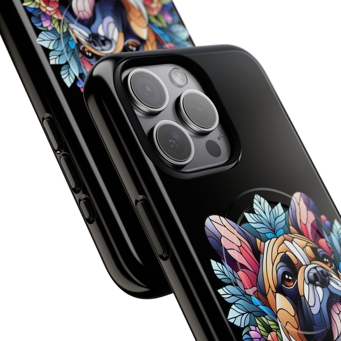 French Bulldog Stained Glass Tough Magnetic Cases