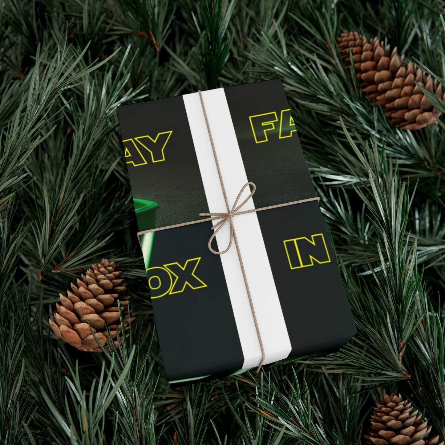 STAR WARS CAT IN A LITTER BOX FAR FAR AWAY Gift Wrap Papers