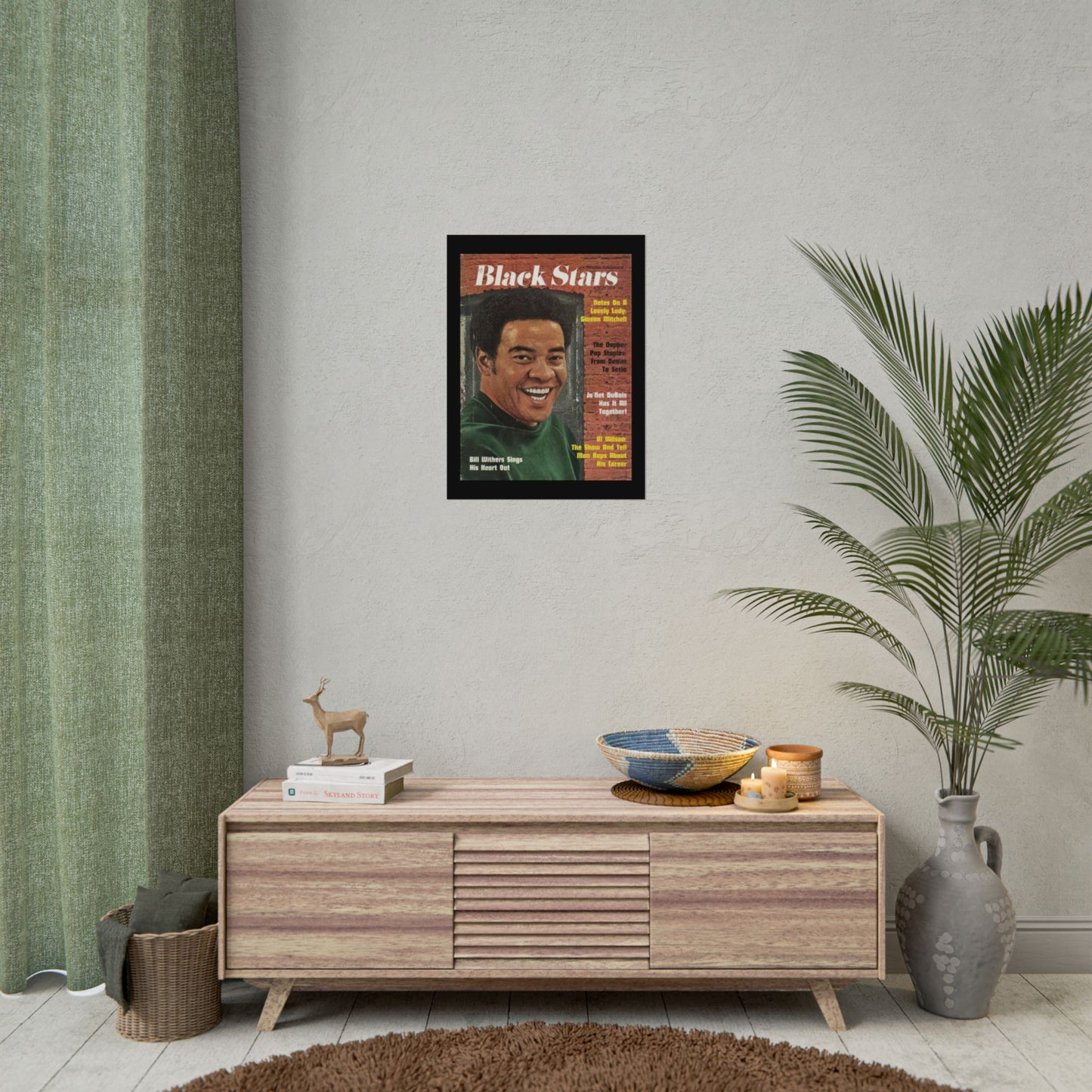 Vintage Music Rolled Posters - Bill Withers, August 1974 Design
