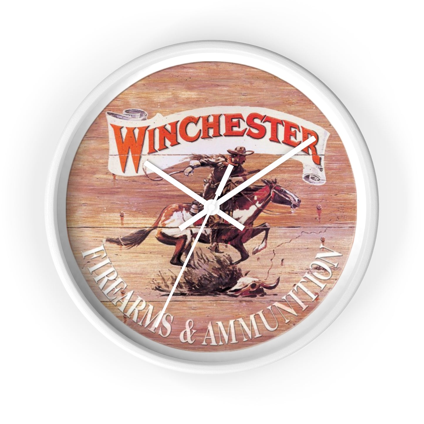 Winchester FIREARMS AND AMMUNITION Wall Clock