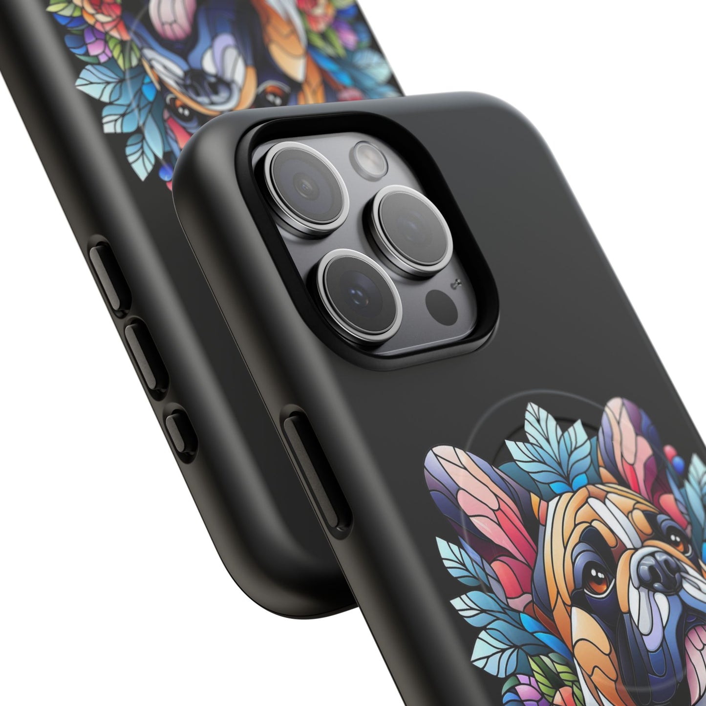 French Bulldog Stained Glass Tough Magnetic Cases