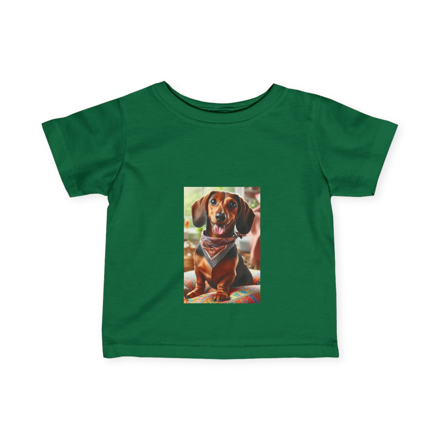 Dachshund design Infant Fine Jersey Tee