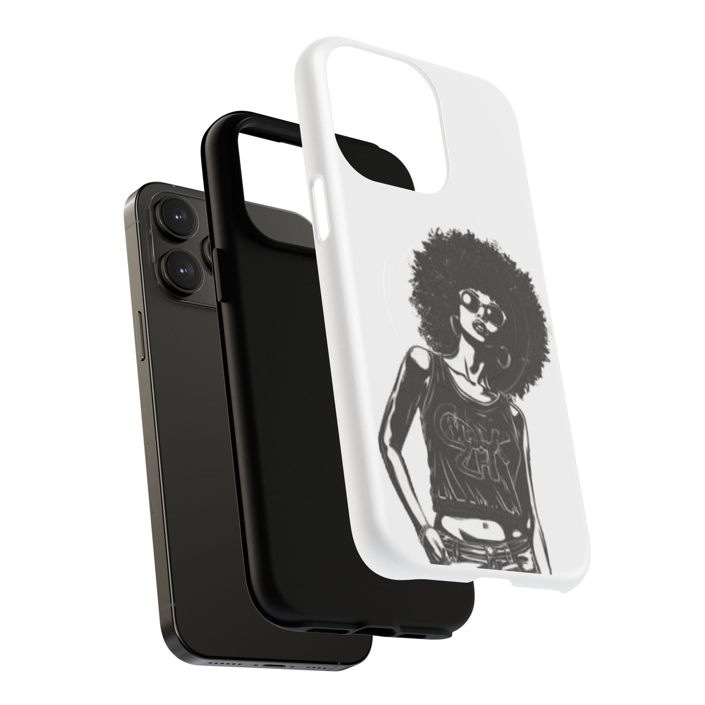 Afro Hip Hop Chic Tough Magnetic Cases