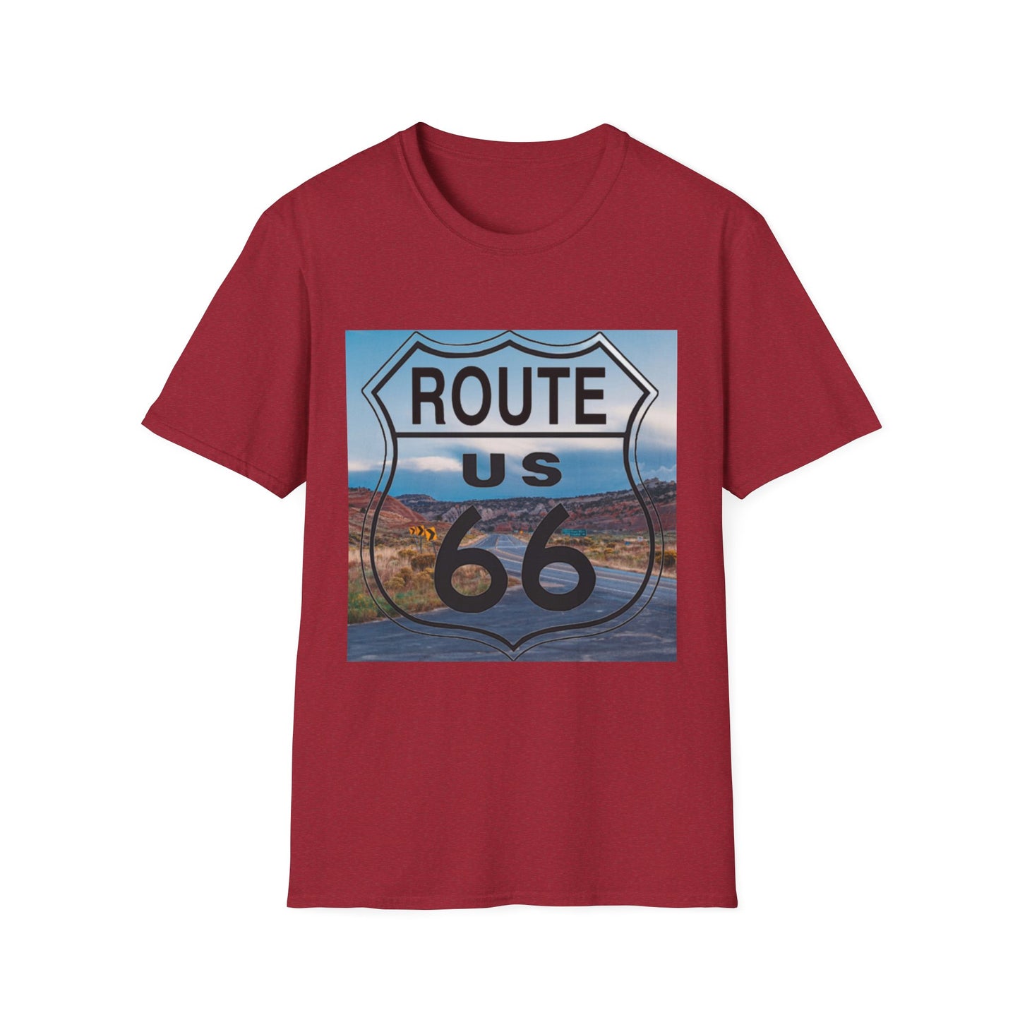 ROUTE 66 HIGHWAY T-Shirt - Retro Travel Tee