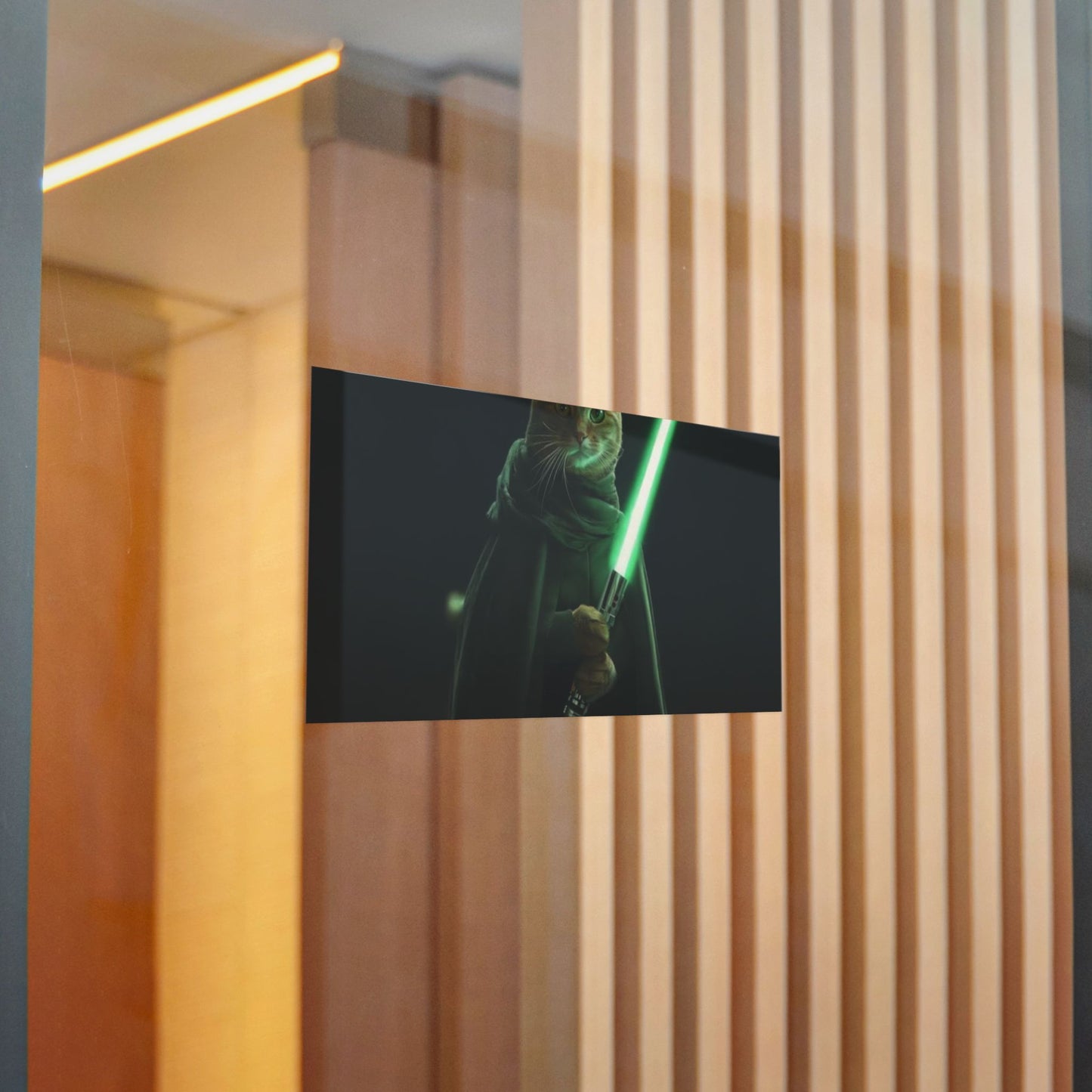 STAR WARS CAT IN A LITTER BOX FAR FAR AWAY Die-Cut Stickers