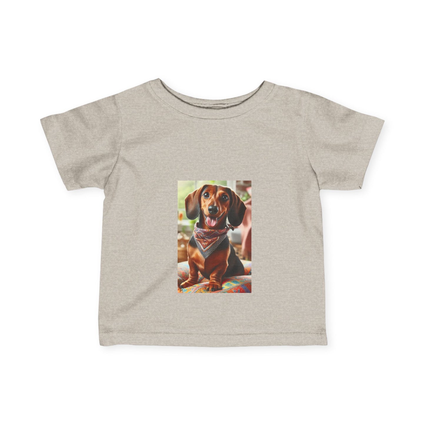 Dachshund design Infant Fine Jersey Tee