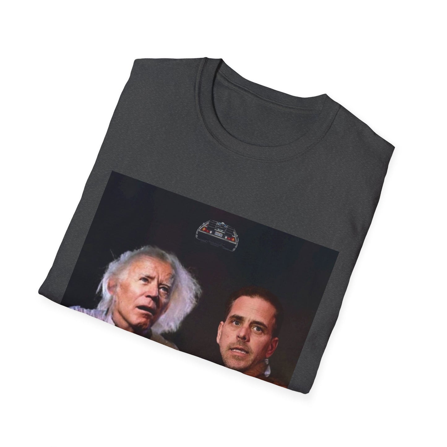 Hunter Biden Convicted Felon Pardon Back to the basement Unisex Softstyle T-Shirt
