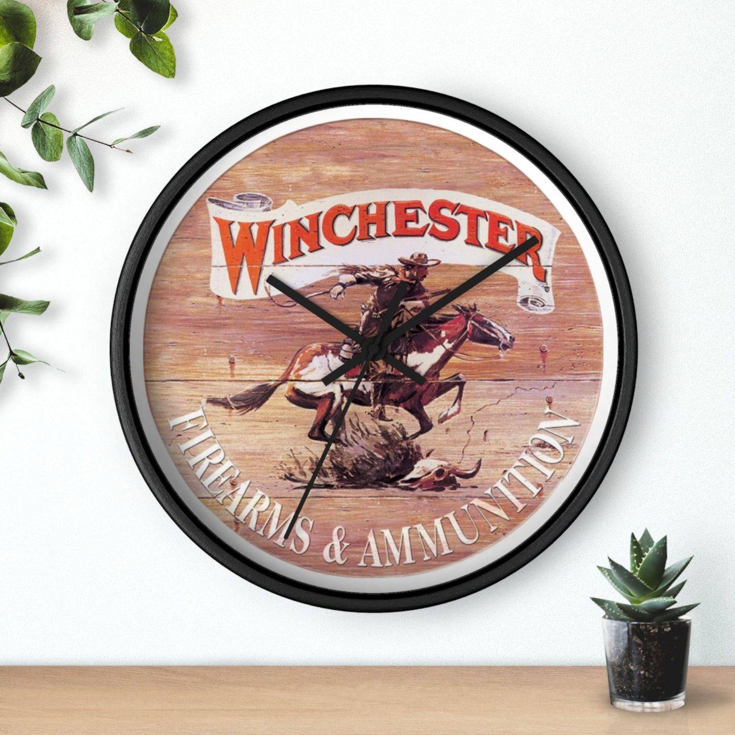 Winchester FIREARMS AND AMMUNITION Wall Clock