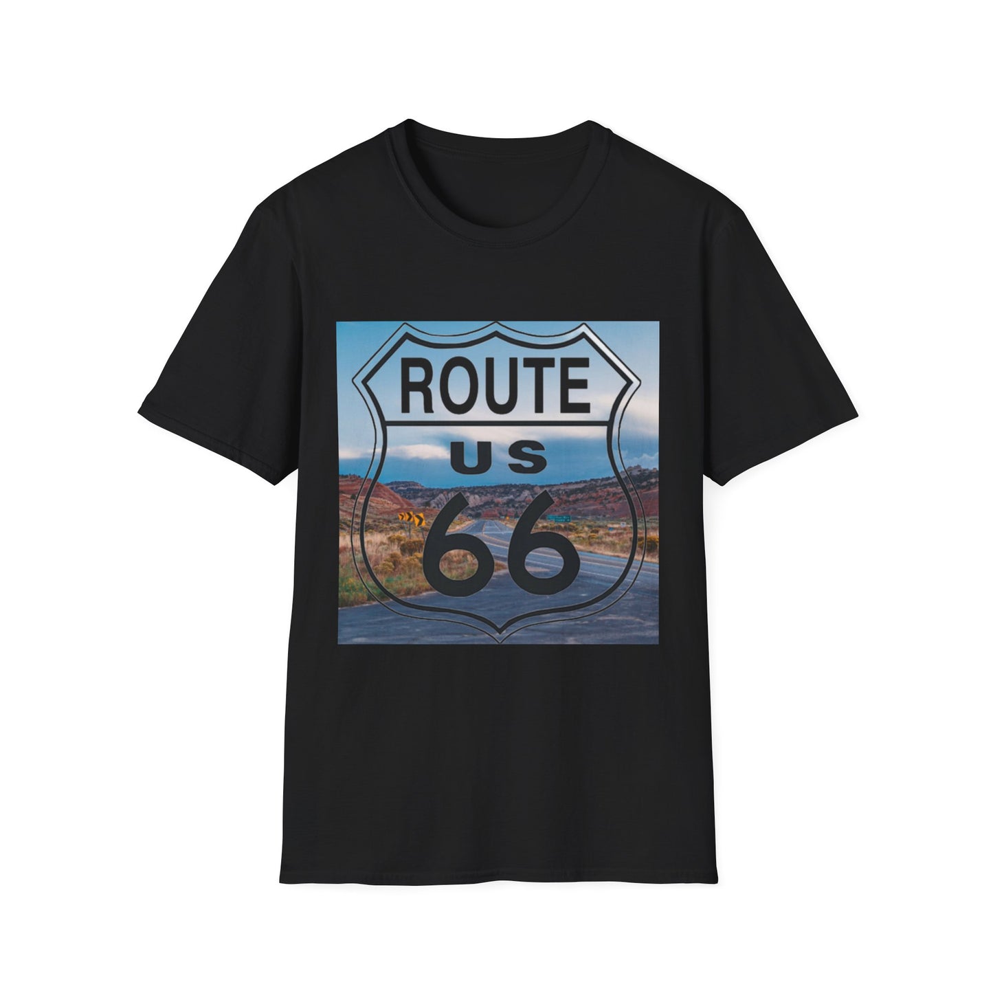 ROUTE 66 HIGHWAY T-Shirt - Retro Travel Tee